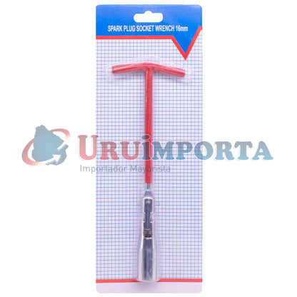 LLAVE SACA BUJIAS 16MM EN BLISTERS LH-1194