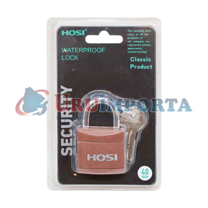 CANDADO CON PROTECCION 40MM HOSI LH-1872