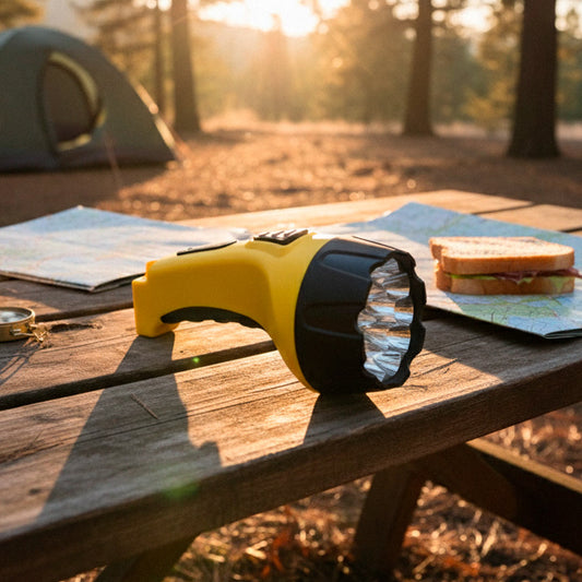 LINTERNA TIPO FOCO RECARGABLE 15 LED 9088 LH-1233