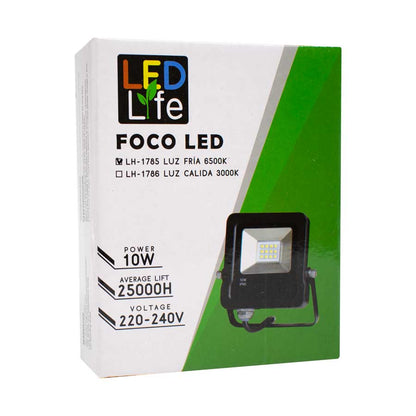 FOCO LED 10W LUZ FRIA 6500K LED LIFE LH-1785