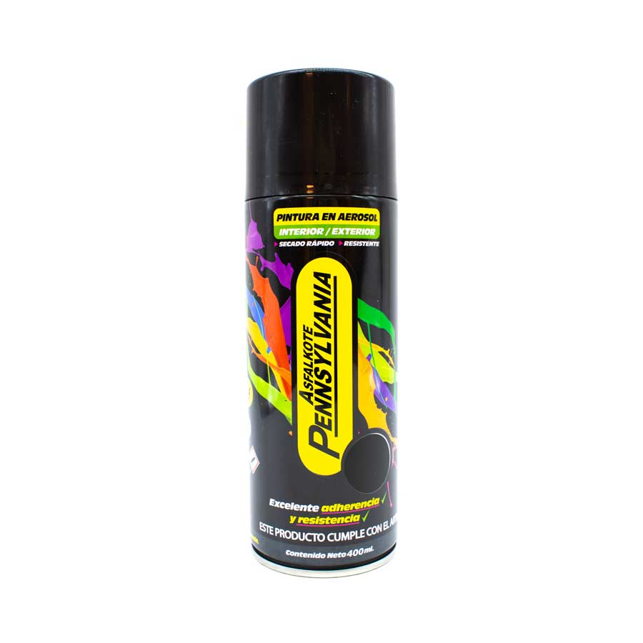 PINTURA EN AEROSOL 400ML NEGRO MATE PENNSYLVANIA