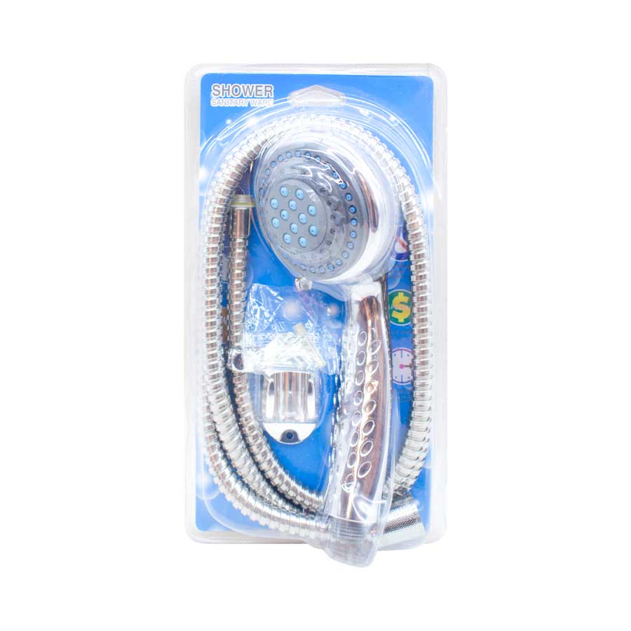 DUCHA DE BANO REDONDA C/PUNTO AZUL BLISTERS LH1130