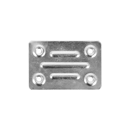 CHAPITA 6X4 CM METALICA PERFORADA LH-2946
