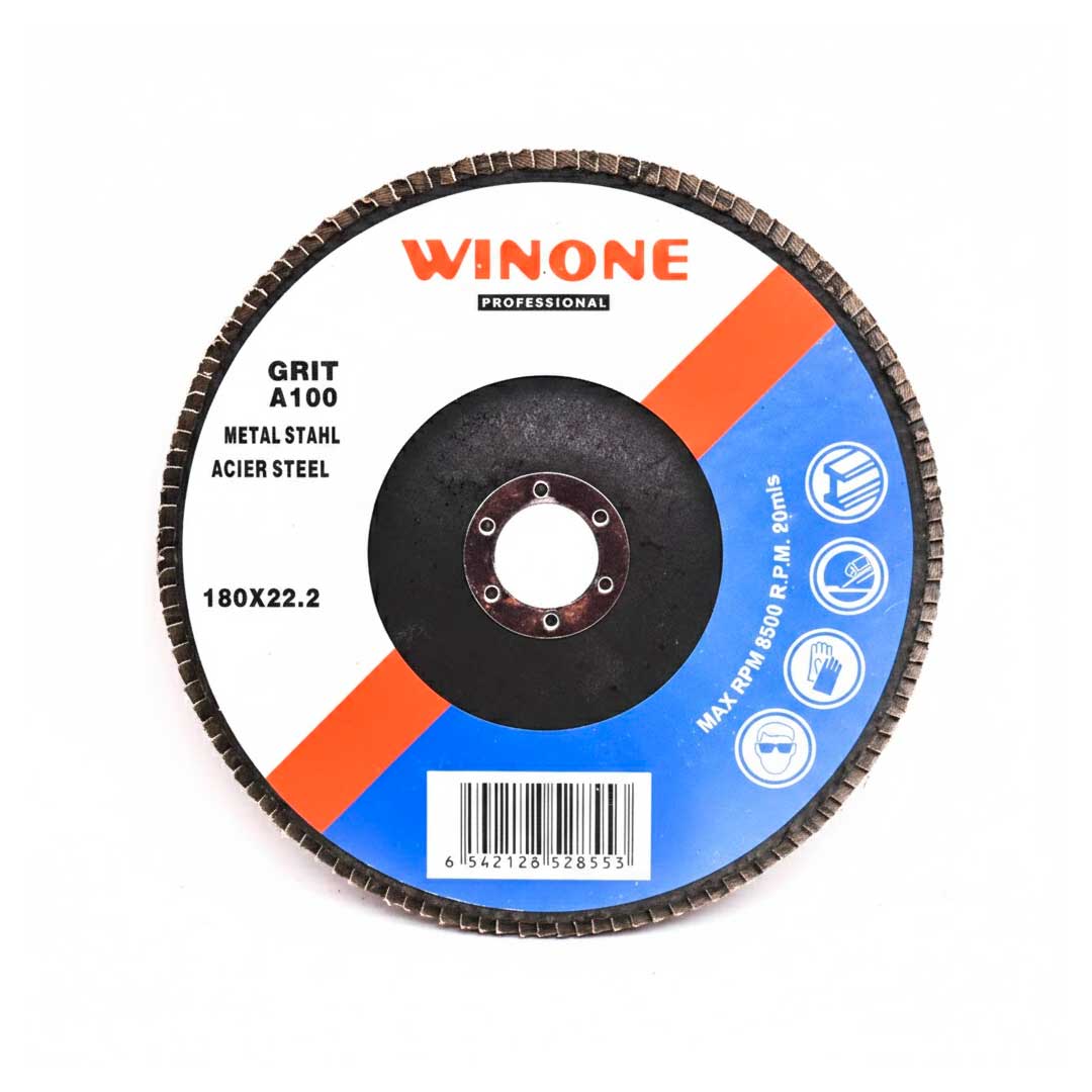 DISCO DE LIJA 4 1/2” MADERA GRANO100 WINONE LH2125