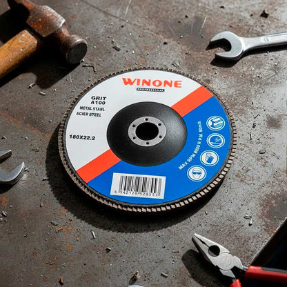 DISCO DE LIJA 4 1/2” MADERA GRANO100 WINONE LH2125