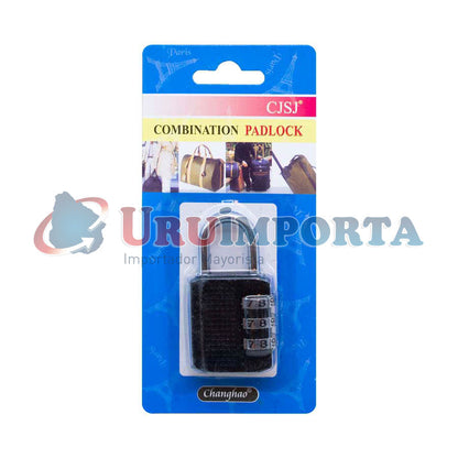 CANDADO PINTADO 30MM CON COMBINACION LH-1871