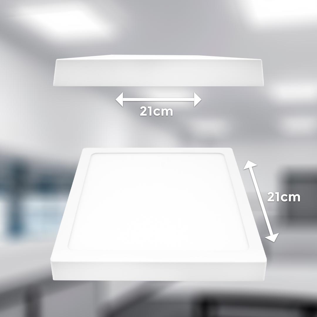 PLAFON 18W CUADRADO LUZ FRIA LED LIFE LH-1773