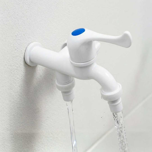 CANILLA 1/2¨PLASTICA DOBLE SALIDA LH-3012