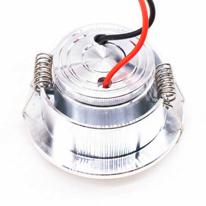 SPOT LED ARTICULADO 3W 5CM PLATEADO LH-2215