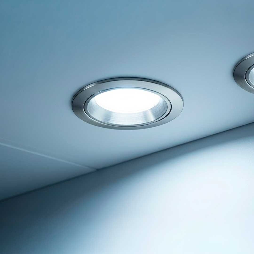 SPOT LED ARTICULADO 3W 5CM PLATEADO LH-2215