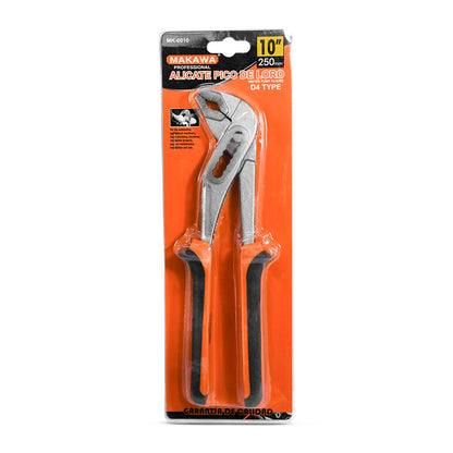 PINZA PICO DE LORO 10″ M/FORRADO MAKAWA MK-0010