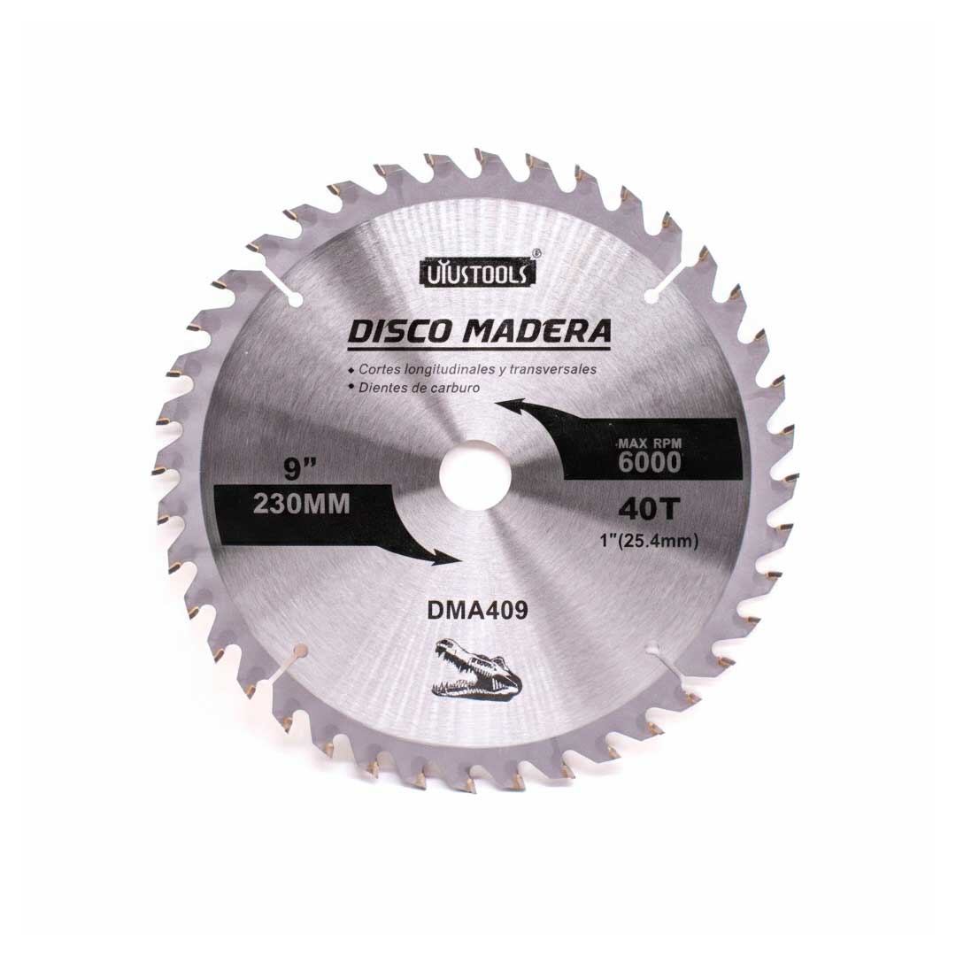 DISCO CORTE MADERA 9″ 40D UYUSTOOLS DMA409