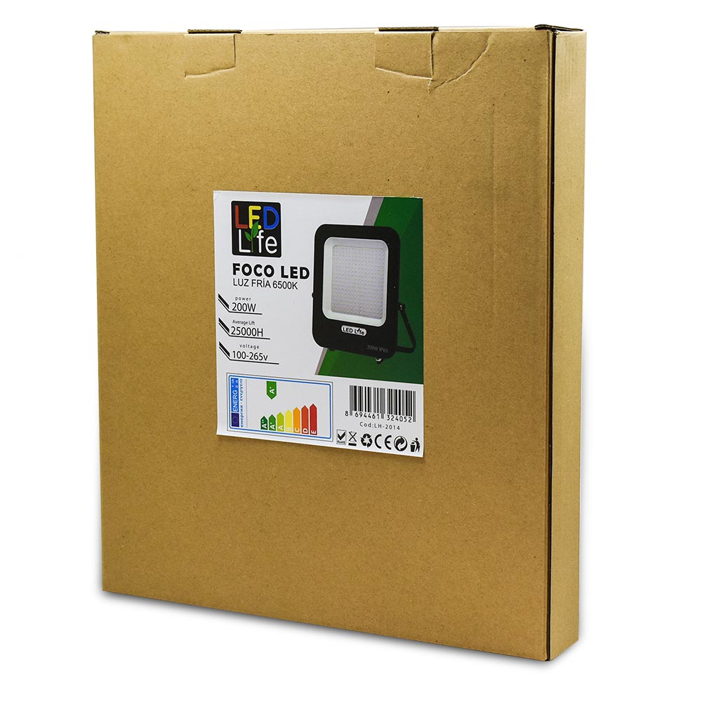 FOCO LED 200W LUZ FRIA 6500K LED LIFE LH-2014