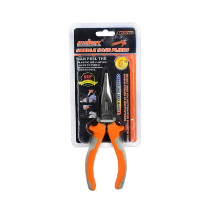 PINZA PUNTA 6″ BICOLOR HORUSDY LH-1615