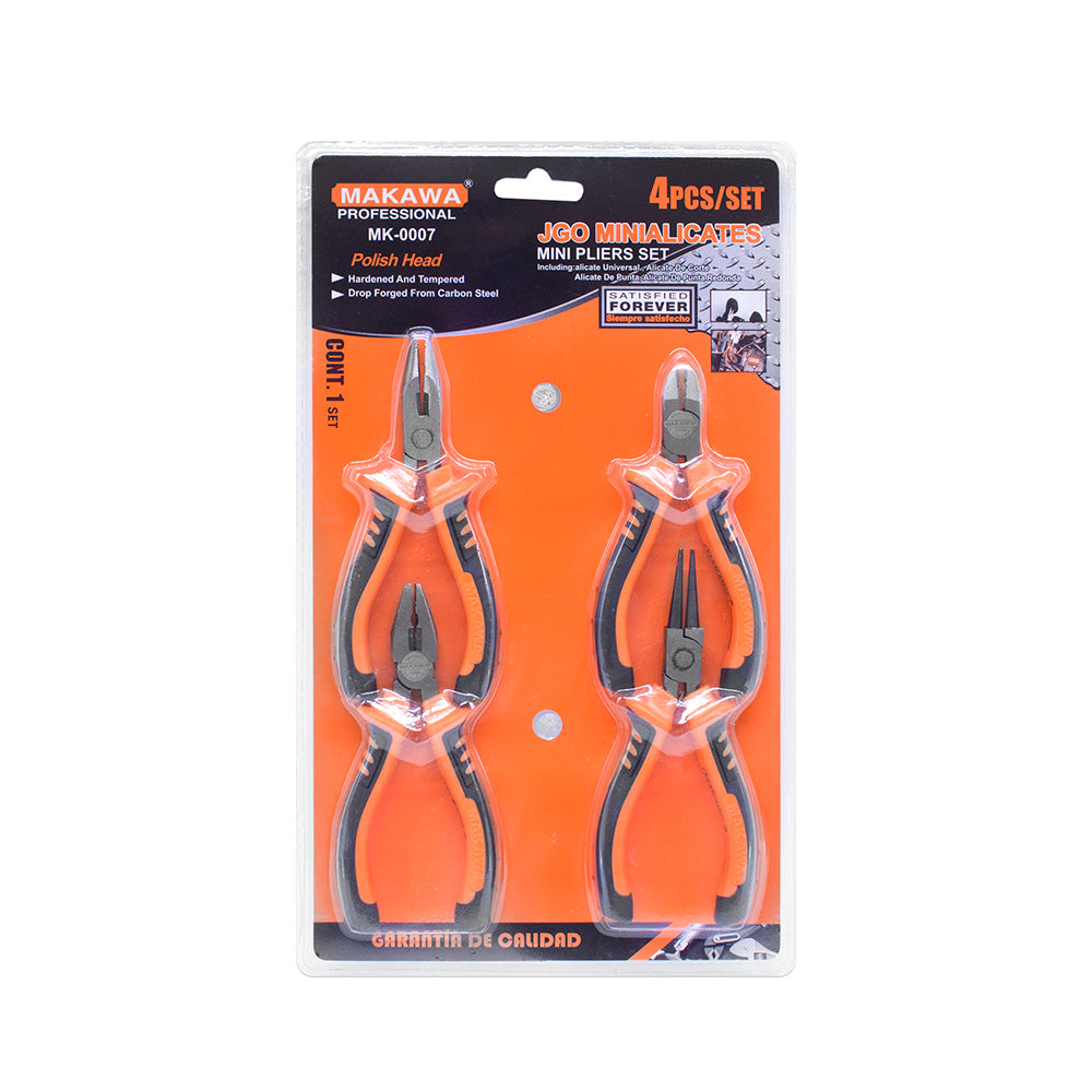 PINZA MINI 4.5″ 4PZS MAKAWA MK-0007