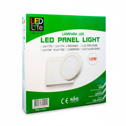 PLAFON 18W REDONDO LUZ CALIDA LED LIFE LH-1782