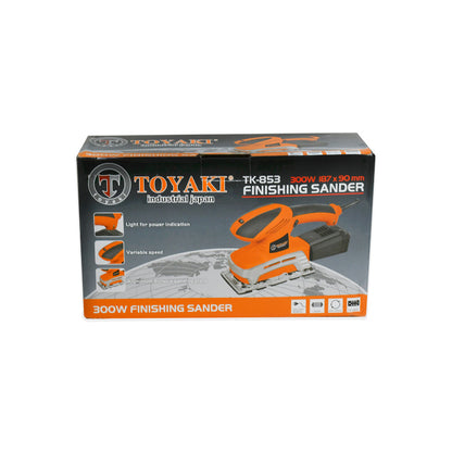 LIJADORA ORBITAL RECTANGULAR 300W TOYAKI TK-853