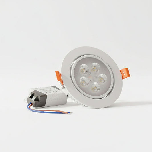 SPOT LED ARTICULADO 5W 10.5CM BLANCO LH-1906