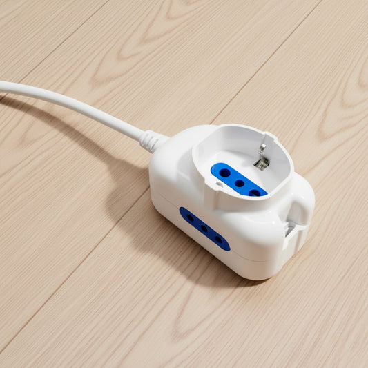 ALARGUE 1SCHUKO 2MODU 3M BLANCO LED LIFE 203074-3M