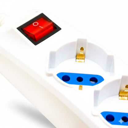 ALARGUE 3 TOMA SCHUK 3M C/LLAVE LED LIFE SL3503-3M