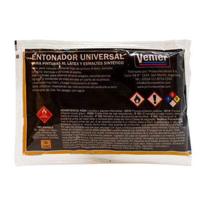 ENTONADOR OCRE UNIVERSAL P/PINTURA 30CC VENIER