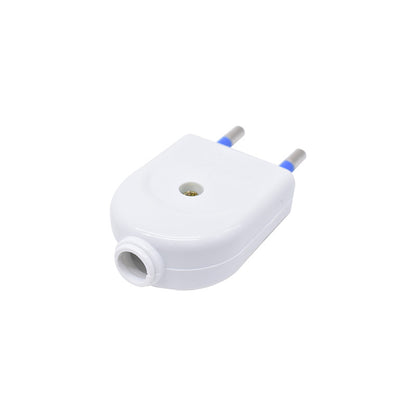 FICHA MODULAR 10 AMP 2PATAS BLANCA LED LIFE SL1001