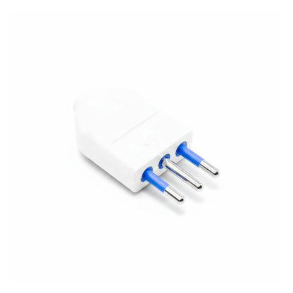 FICHA MODULAR 10AMP 3 PATAS BLANCA LED LIFE SL1002