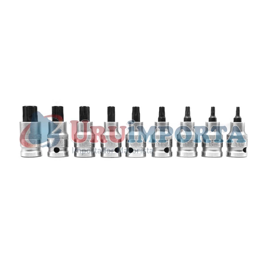 JUEGO DE DADO TORX 1/2” 9PZ  55MM UYUS DAX901
