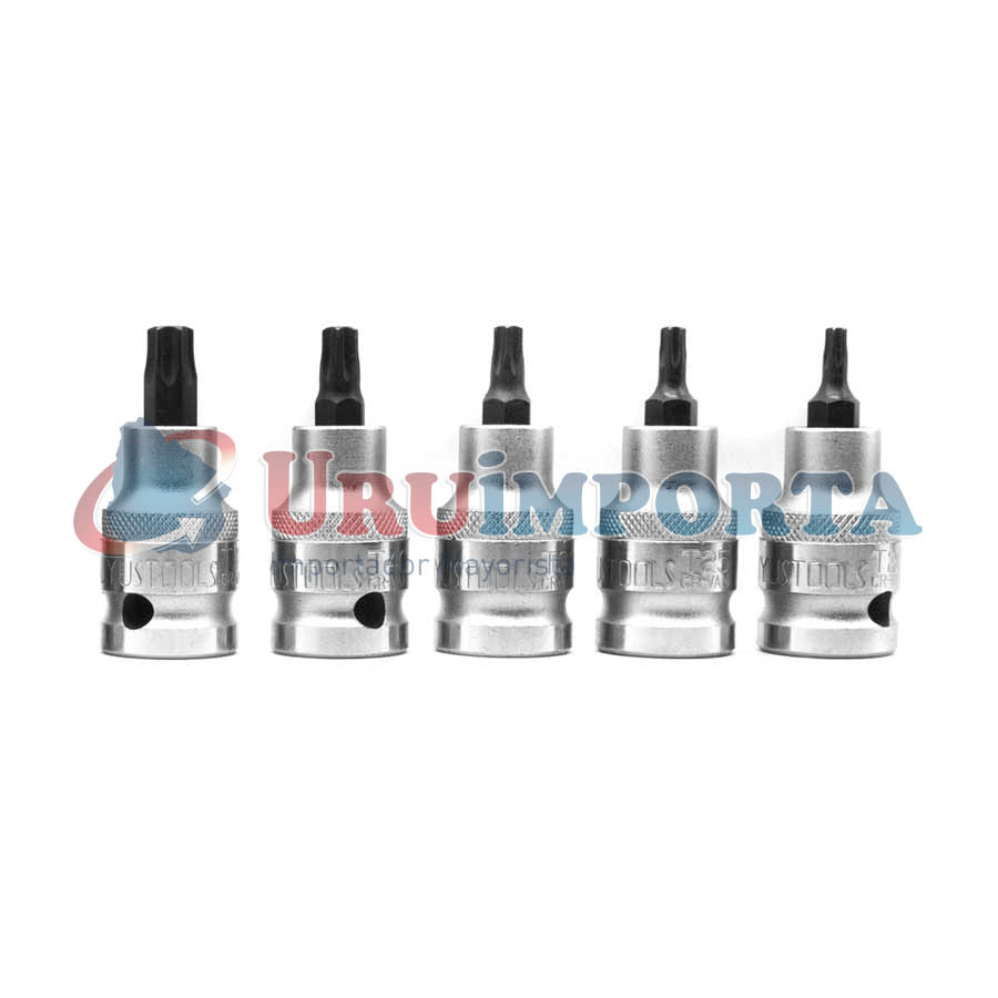JUEGO DE DADO TORX 1/2” 9PZ  55MM UYUS DAX901