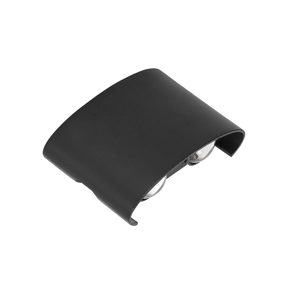 LUMINARIA BIDIRECCIONAL NEGRA 2 LUCES LH-3864