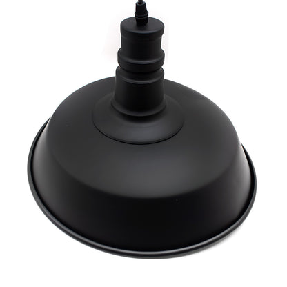 LAMPARA METALICA COLGANTE NEGRA VINTAGE LH-2104