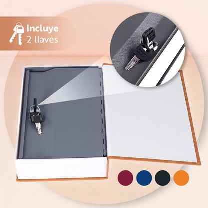 CAJA FUERTE 15CMX24CM IMITACION LIBRO LH-1665