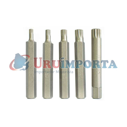 PUNTAS TORX 74PZ EN CAJA PLASTICA LH-1979