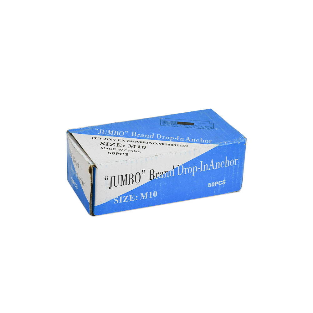 TACO METALICO 10MM 50PZ DE EXPANSION LH-3069