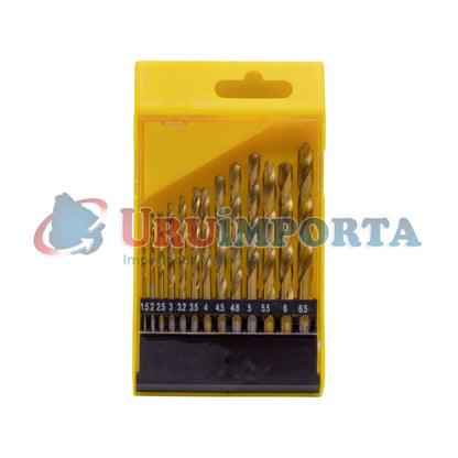 MECHA P/METAL 13PZ 1.5 A 6.5MM DORADA LH-1146