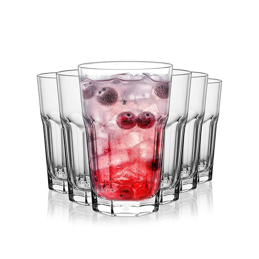 VASO REFRESCO DE VIDRIO 280ML X6 UNIDADES LH-3159