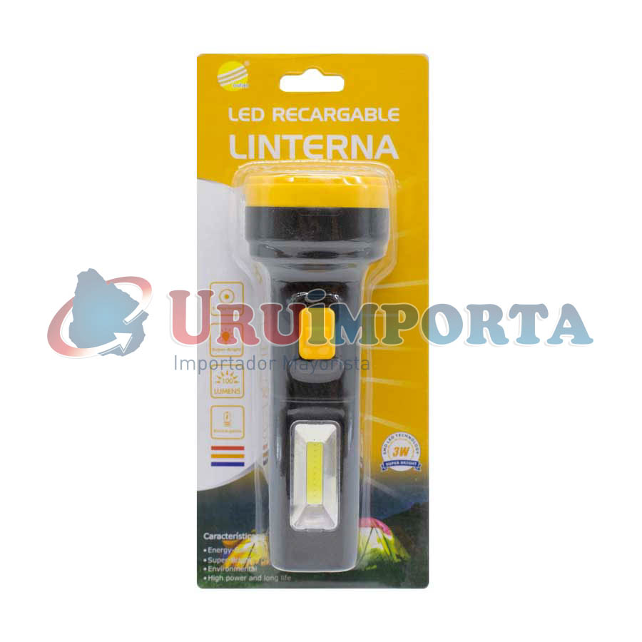 LINTERNA RECARGABLE CON 1 LED 9001-C LH-1232