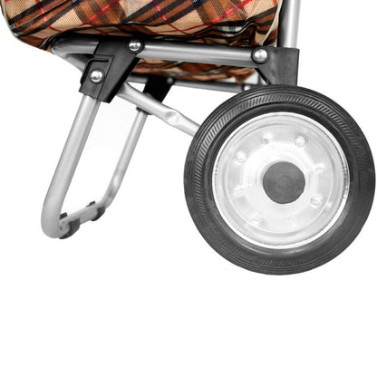CARRITO DE LONA CON RUEDA DE GOMA Y METAL LH-1884