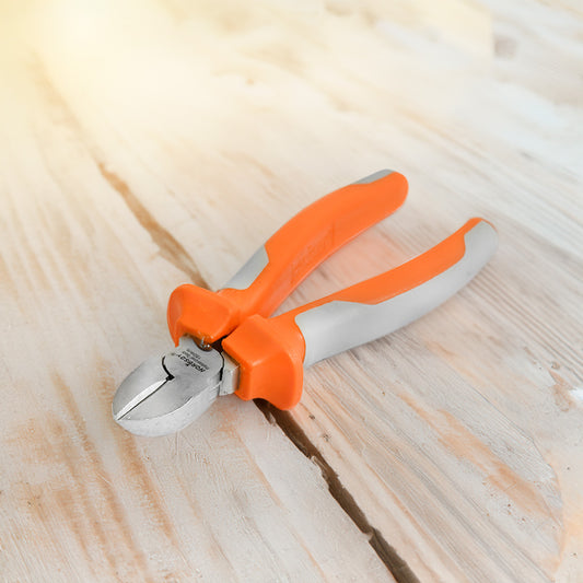 PINZA ALICATE DE CORTE 6″ BICOLOR HORUSDY LH-1616