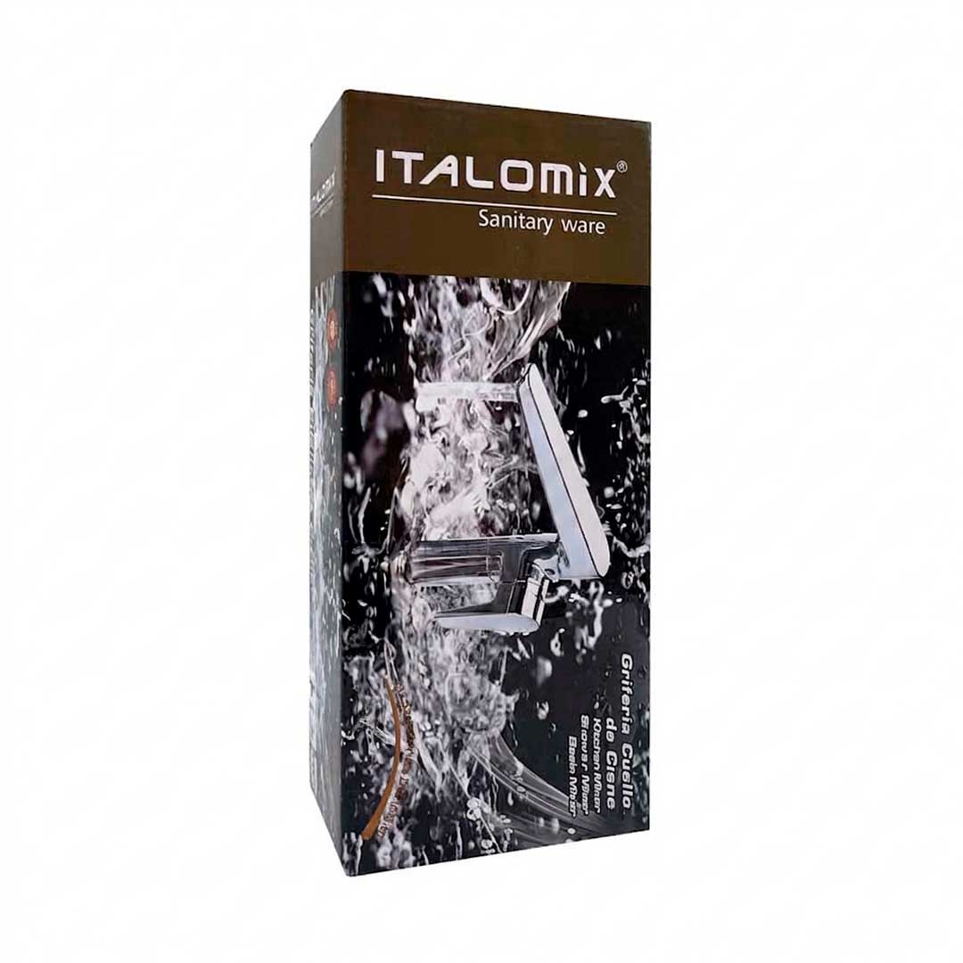 MONOCOMANDO PARED 20CM PICO NEGRO ITALOMIX LH-3033
