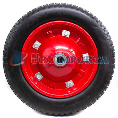 RUEDA MACIZA 3.00-8 EJE 20MM LH-1334