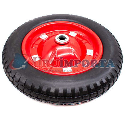 RUEDA MACIZA 3.00-8 EJE 20MM LH-1334