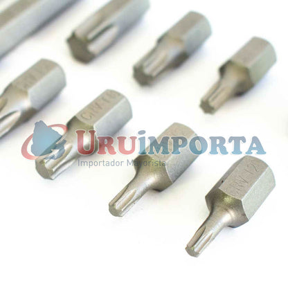 PUNTAS TORX 15PZ EN CAJA PLASTICA LH-1976