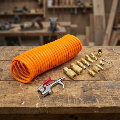 KIT COMPRESOR 15PZ P/LIMPIAR/INFLAR MAKAWA MK-0542