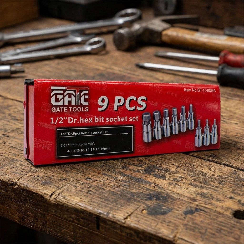 DADO HEXAGONAL 1/2 9PZ  GATE TOOLS GT-134009A