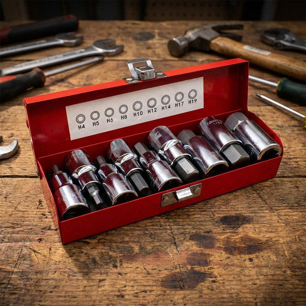 DADO HEXAGONAL 1/2 9PZ  GATE TOOLS GT-134009A