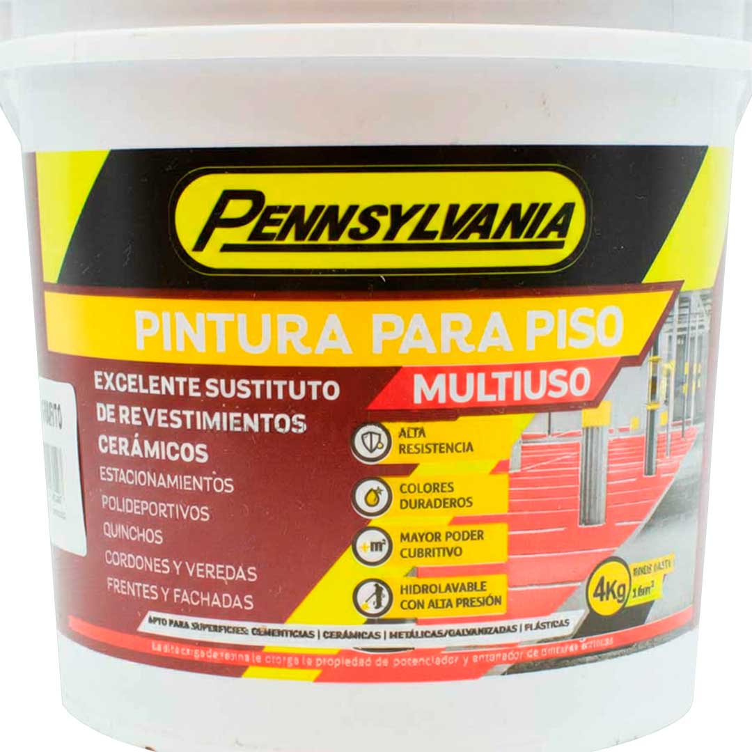 PINTURA PARA PISOS GRAFITO 4 KILOS PENNSYLVANIA