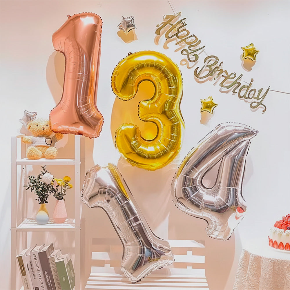 GLOBO NUMEROS 40″ UNIDAD FOIL BALLOON   SYQ-13