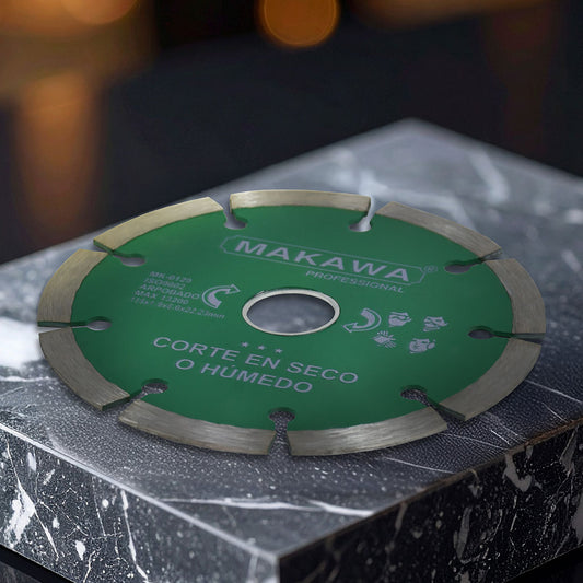 DISCO DIAMANTADO 4 1/2” VERDE MAKAWA MK-0129