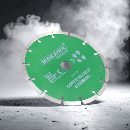 DISCO DIAMANTADO 7 1/4” VERDE MAKAWA MK-0130